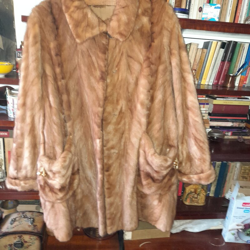 Haina din blana de vulpe